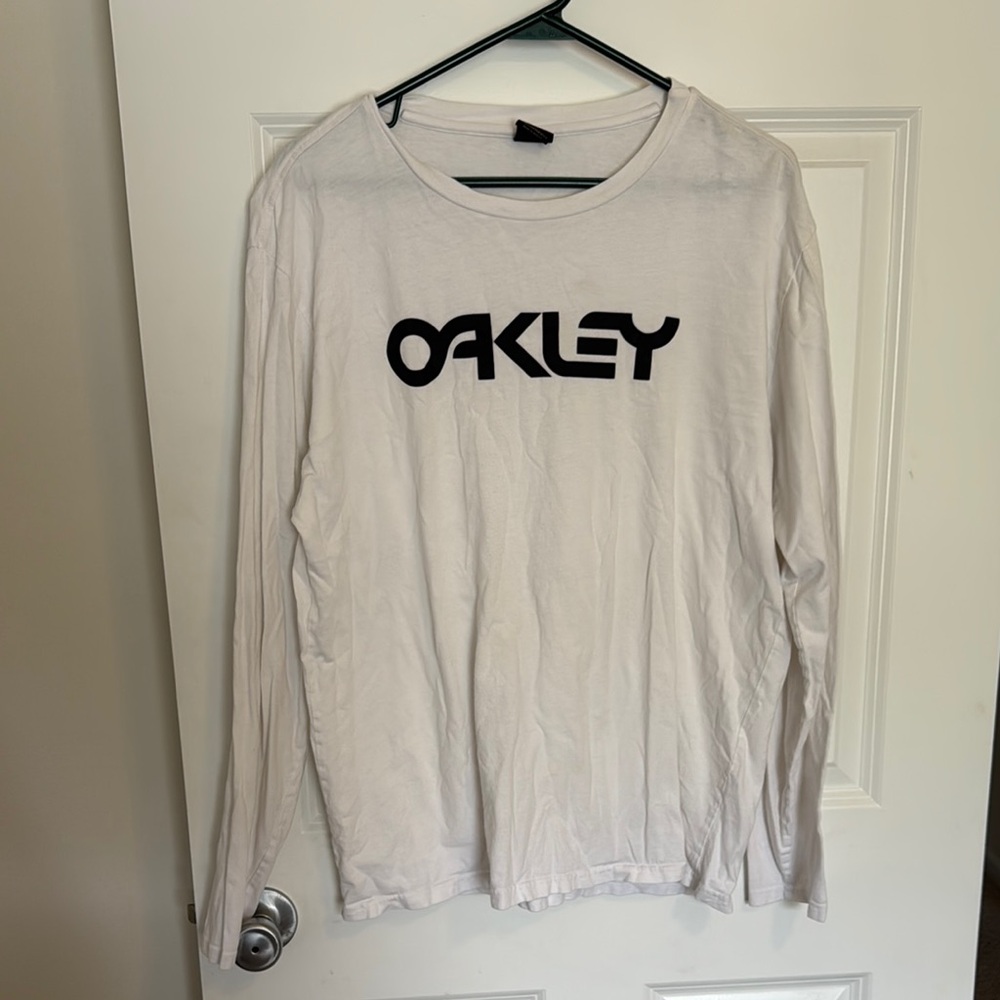 Oakley White Long Sleeve Tee